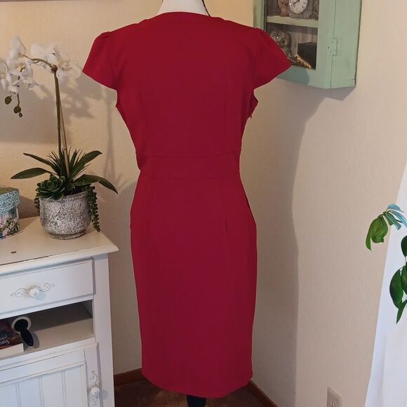 Ceasikery RED Dress. Career. Office. - Picture 6 of 12